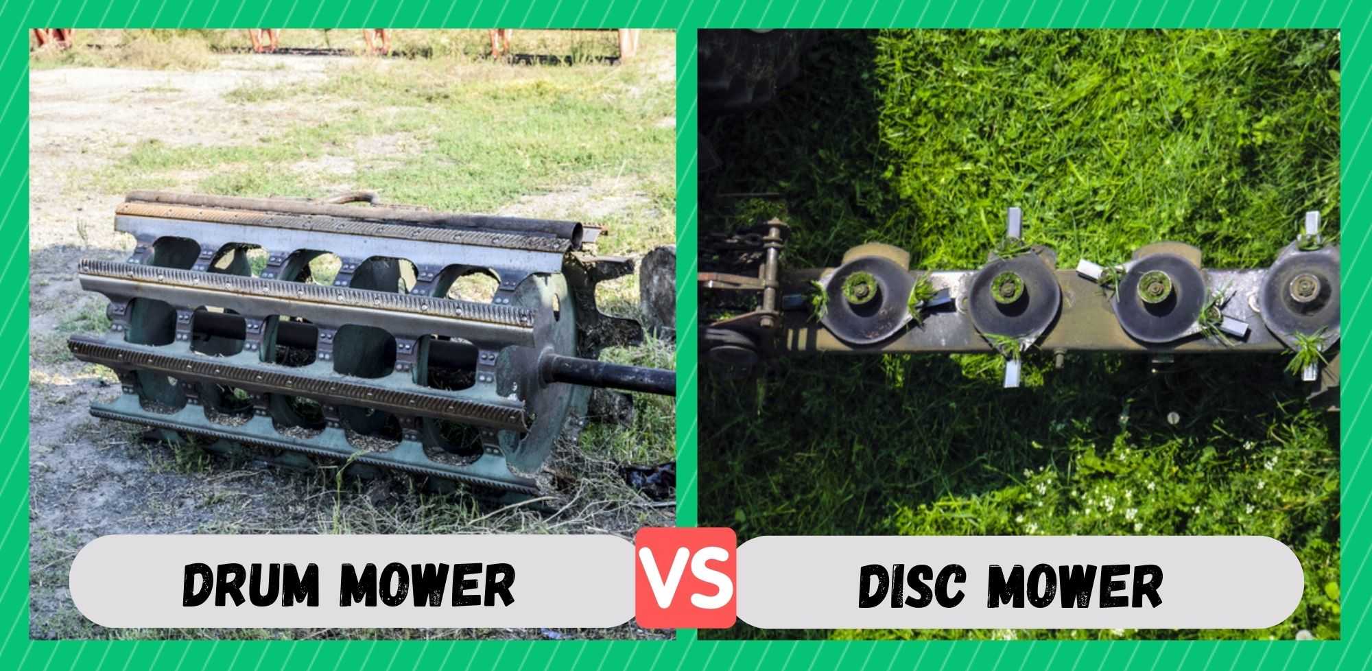 drum mower vs disc mower