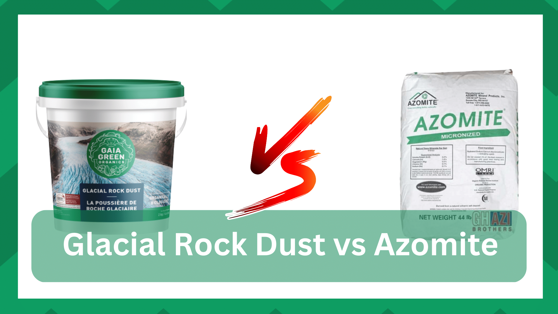 glacial rock dust vs azomite