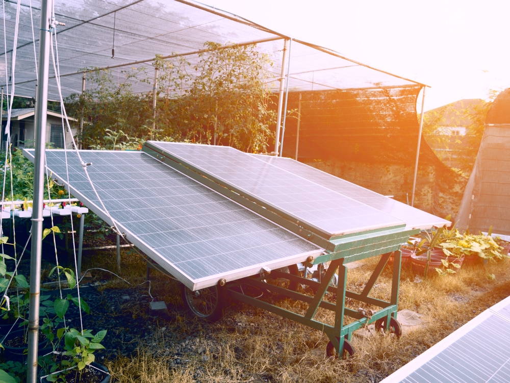 solar powered hydroponics system