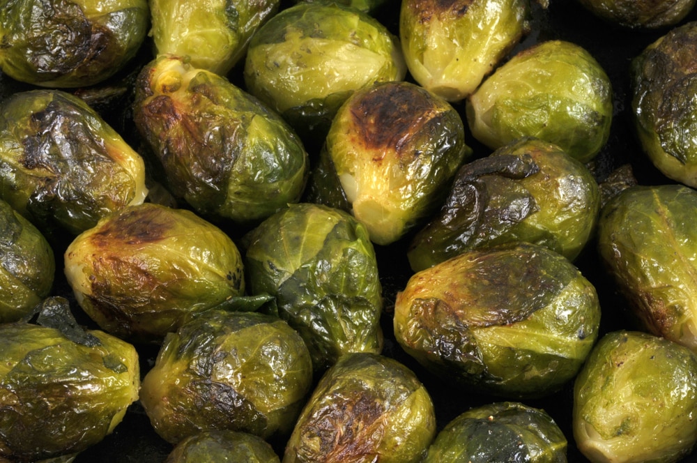 black spots on brussel sprouts