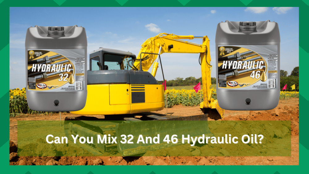 can you mix 32 and 46 hydraulic oil