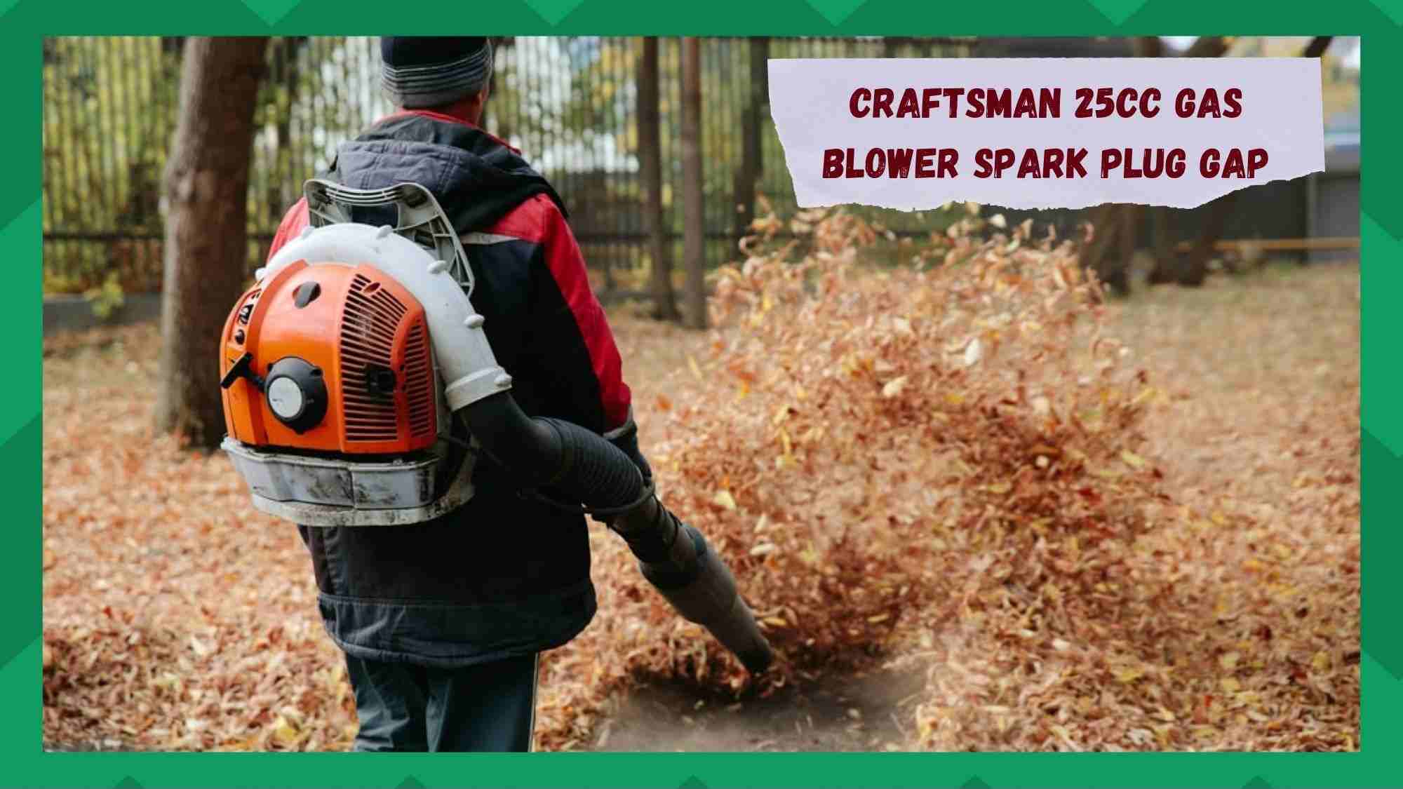 craftsman 25cc gas blower spark plug gap