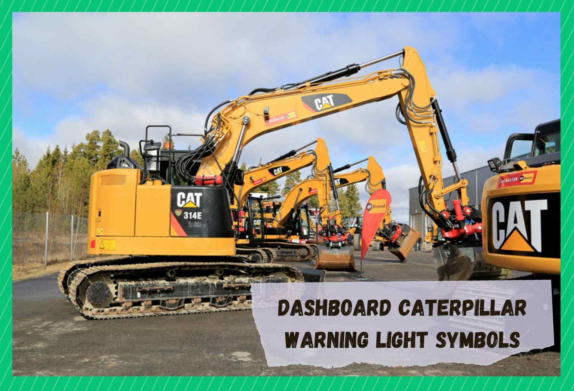dashboard caterpillar warning light symbols