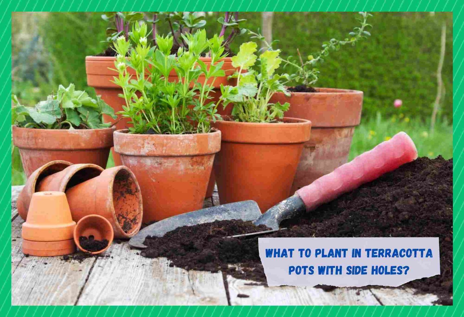 What To Plant in Terracotta Pots with Side Holes? (9 Suggestions