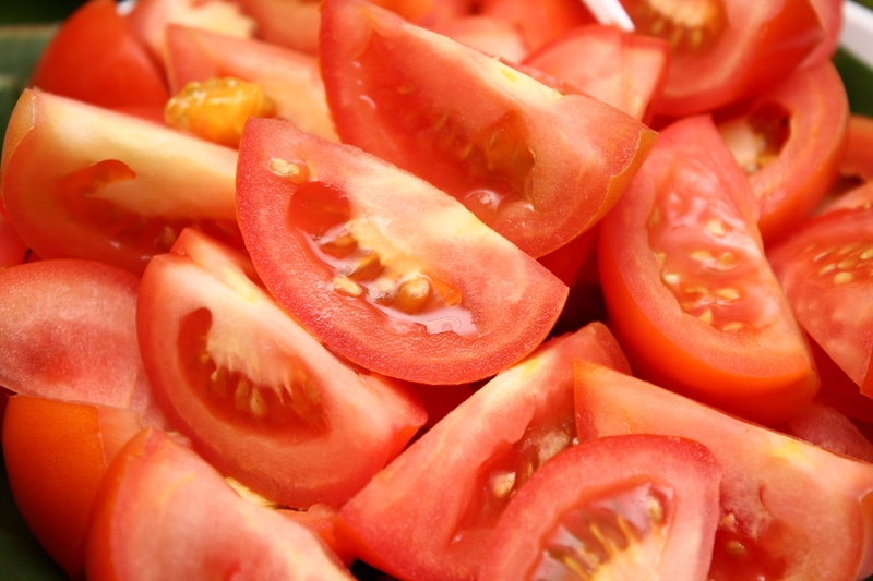 tomato cut