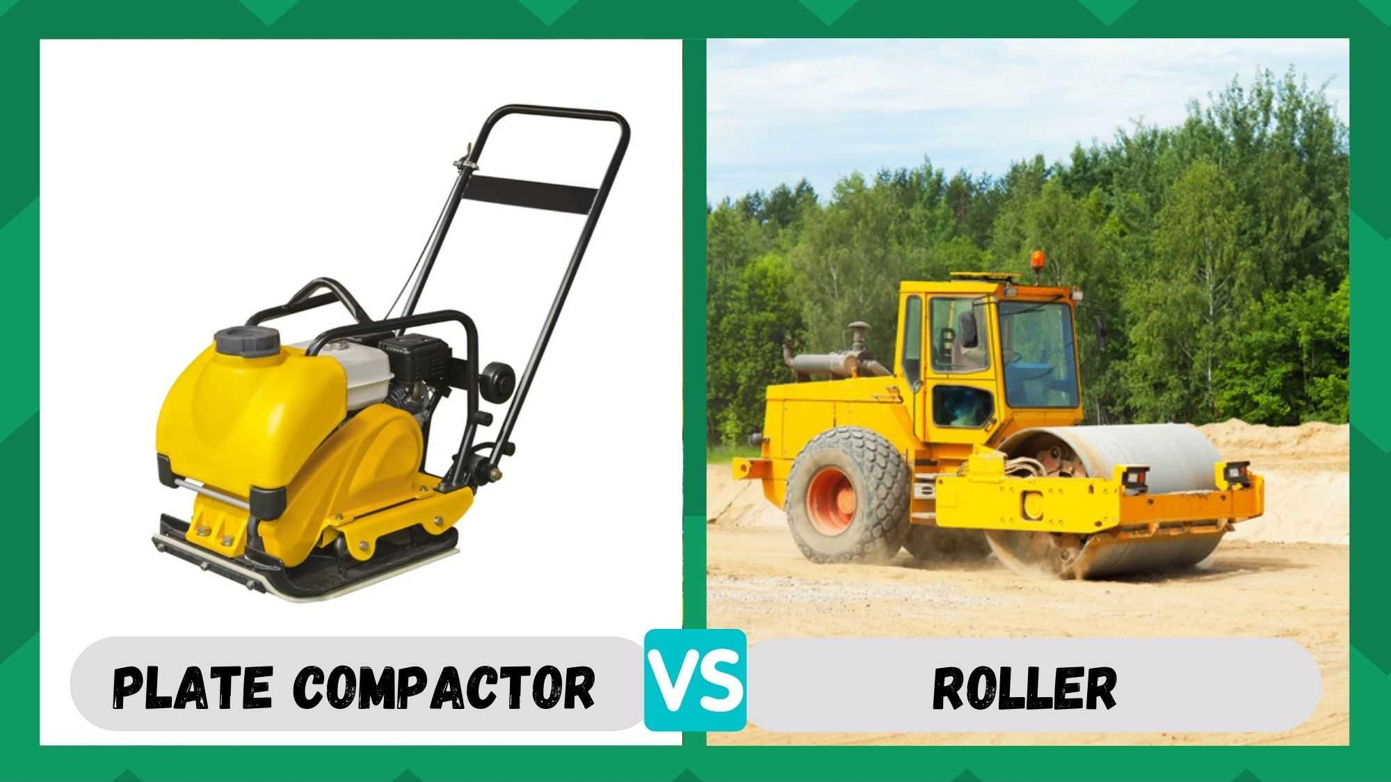 plate compactor vs roller