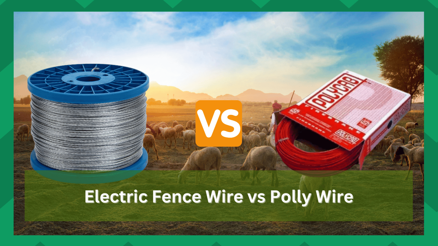 The Differences Between Electric Fence Wire vs Poly Wire - Farmer Grows