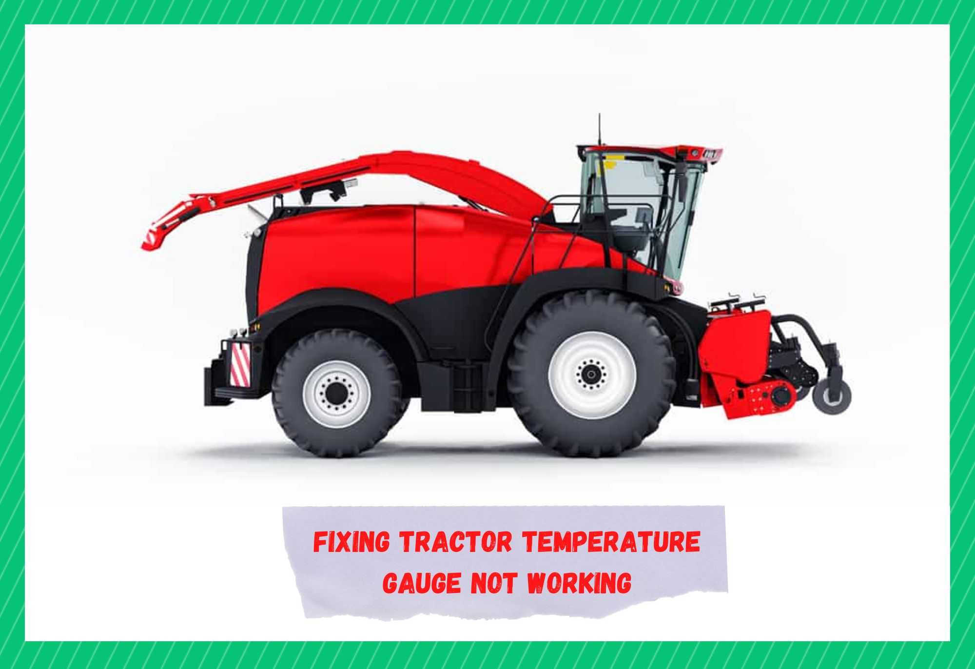 tractor temperature gauge not working