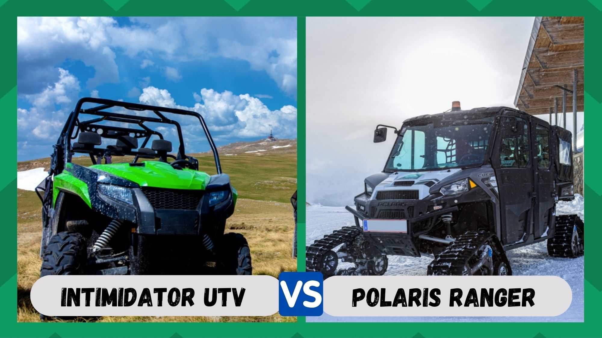 intimidator utv vs polaris ranger