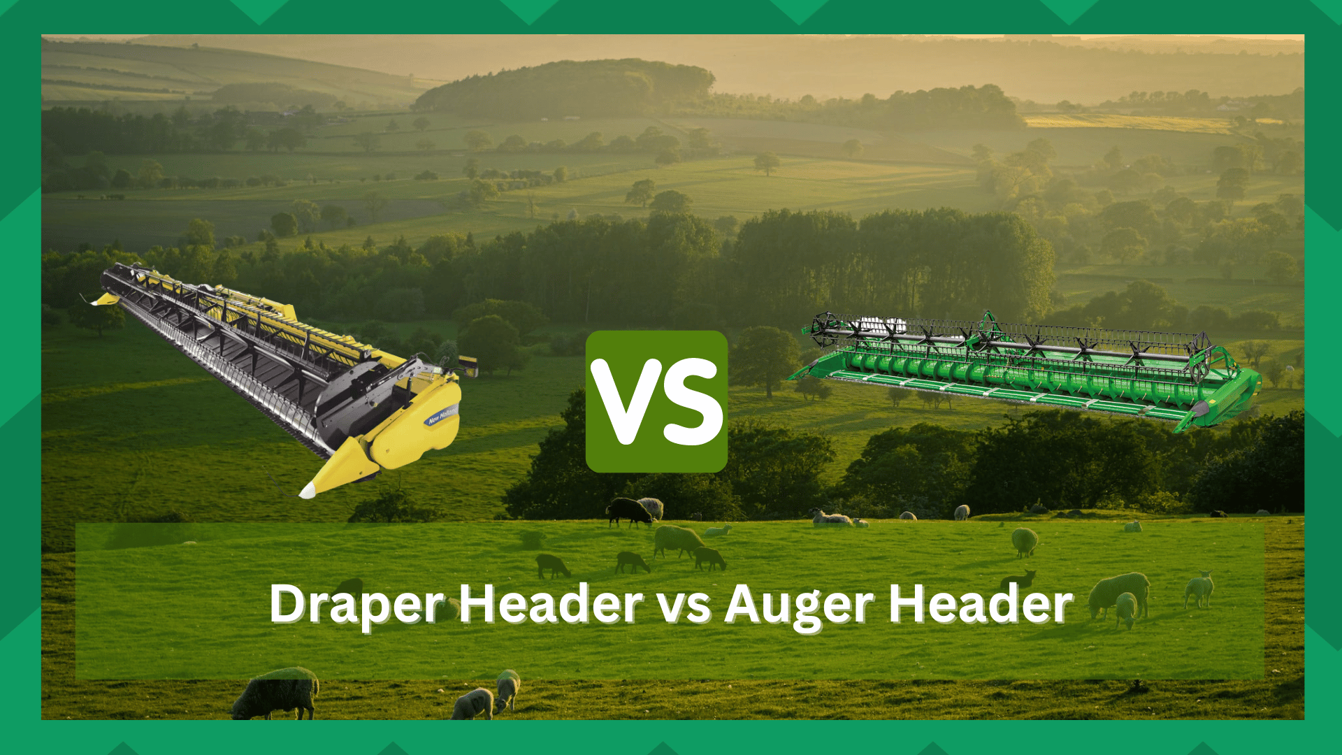 draper header vs auger header