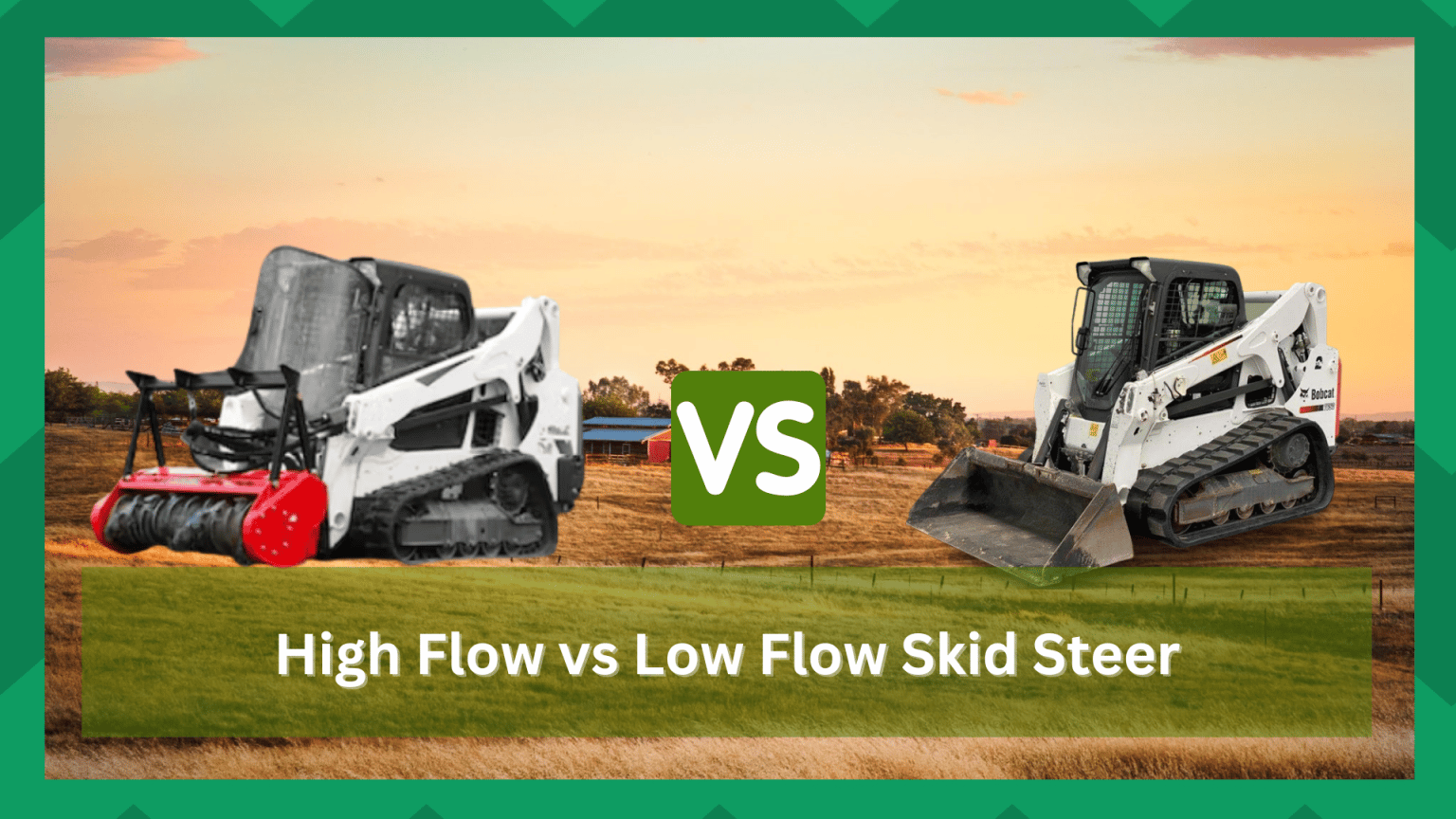 High Flow vs Low Flow Skid Steer Attachments (Explained) - Farmer Grows