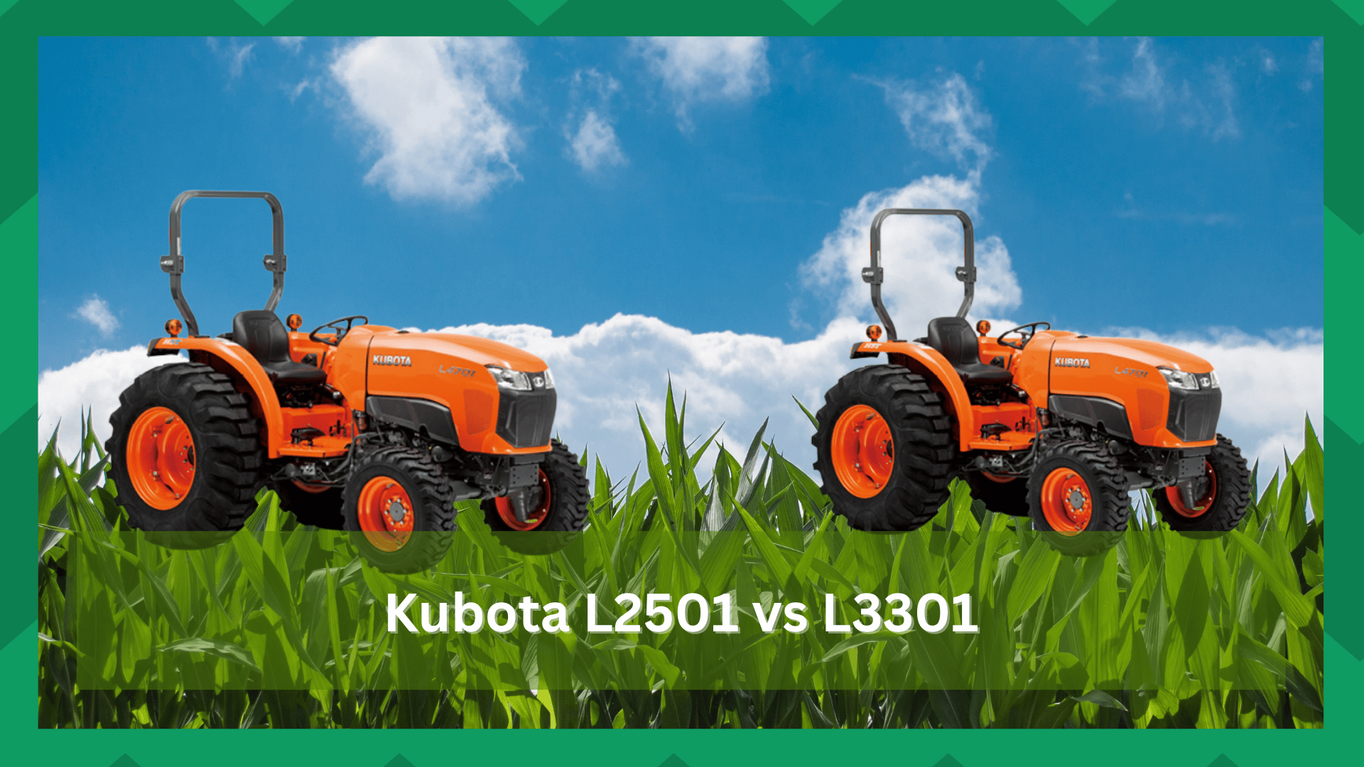 kubota l2501 vs l3301