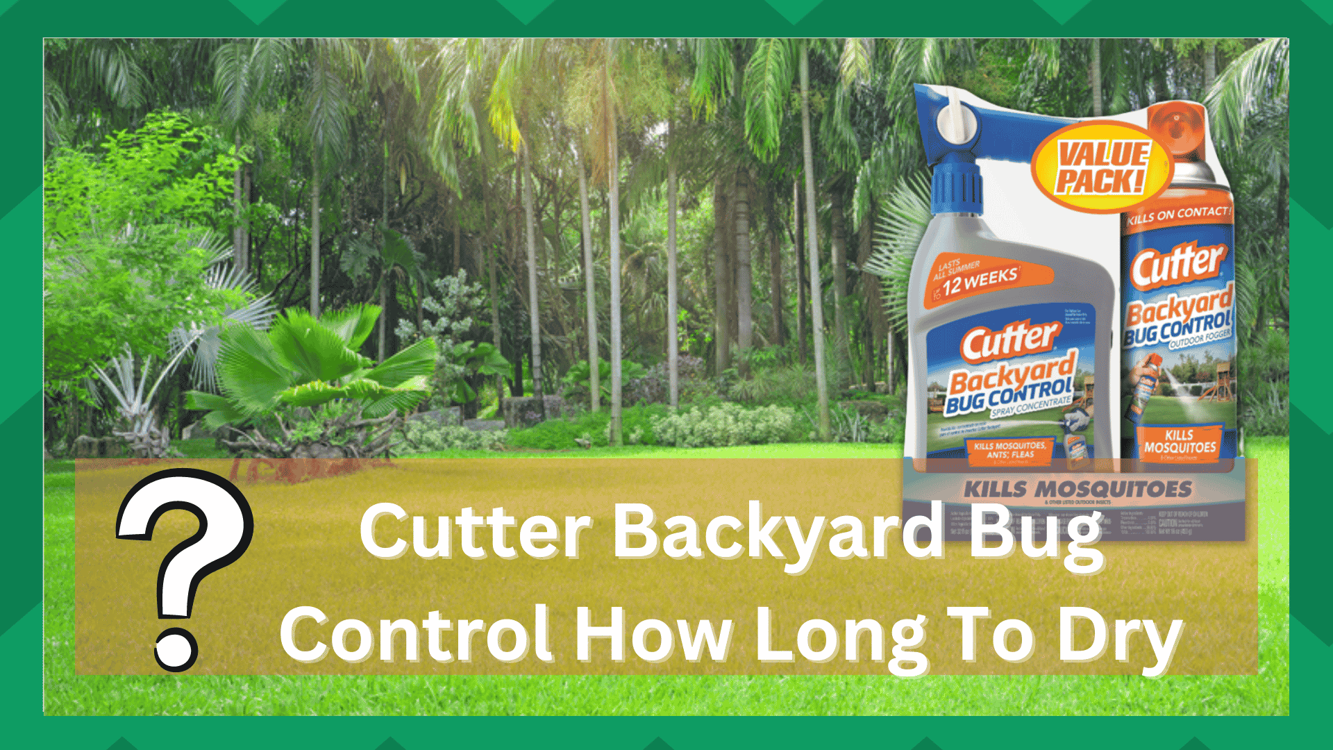 Cutter Backyard Bug Control How Long To Dry