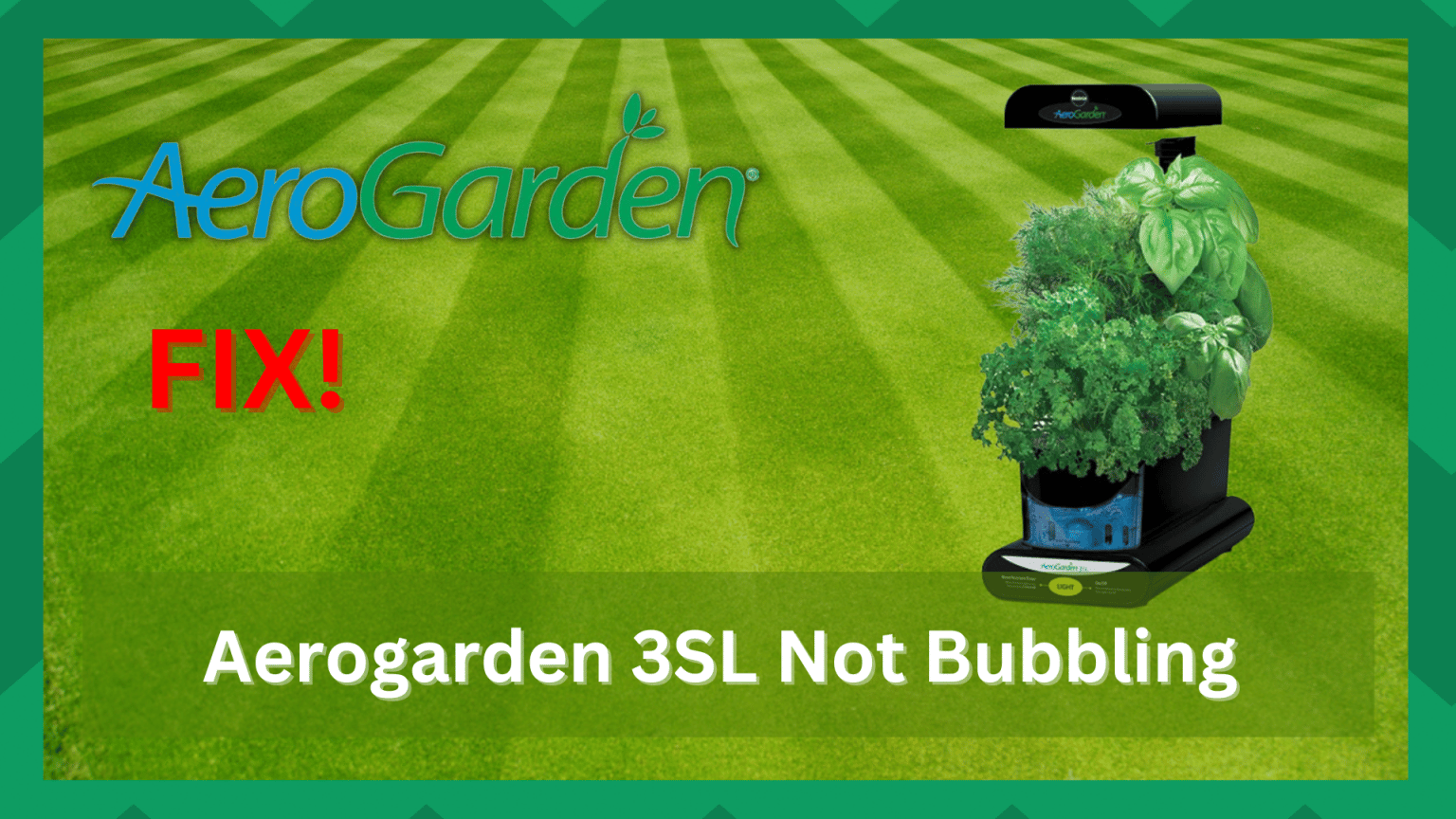 4 Quick Solutions To AeroGarden 3SL Not Bubbling Farmer Grows