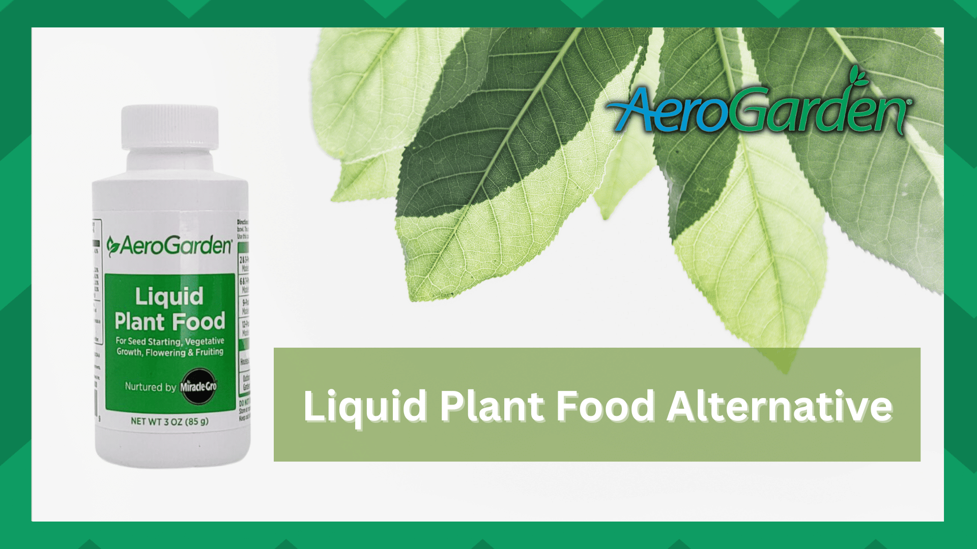 aerogarden liquid plant food alternative