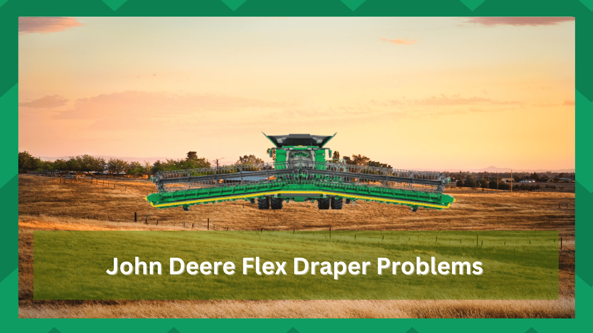 john deere flex draper problems