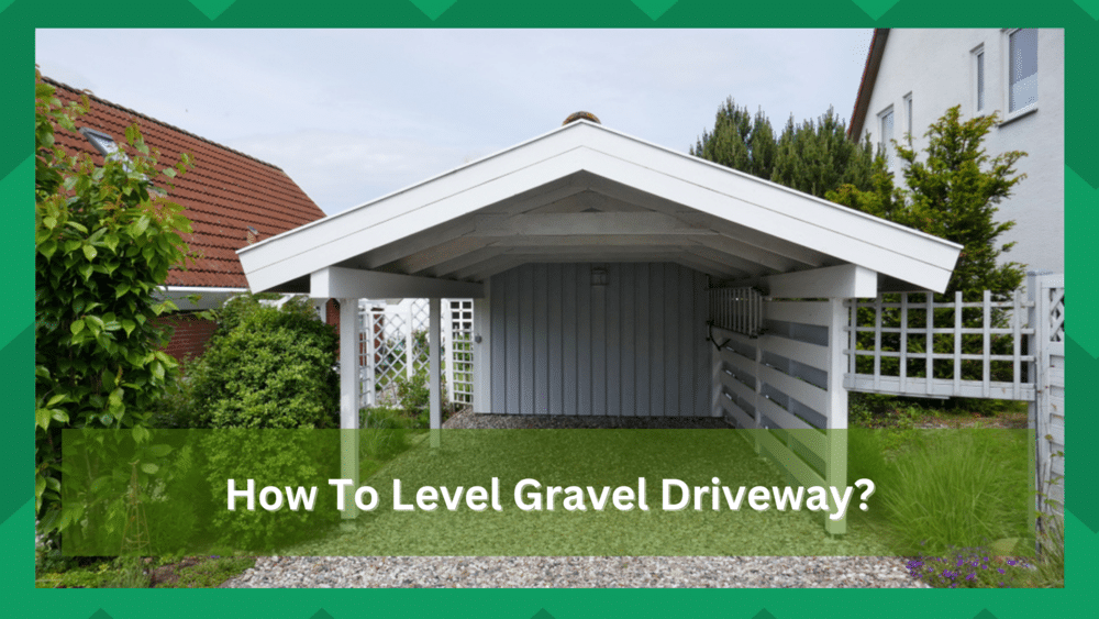 how to level gravel driveway