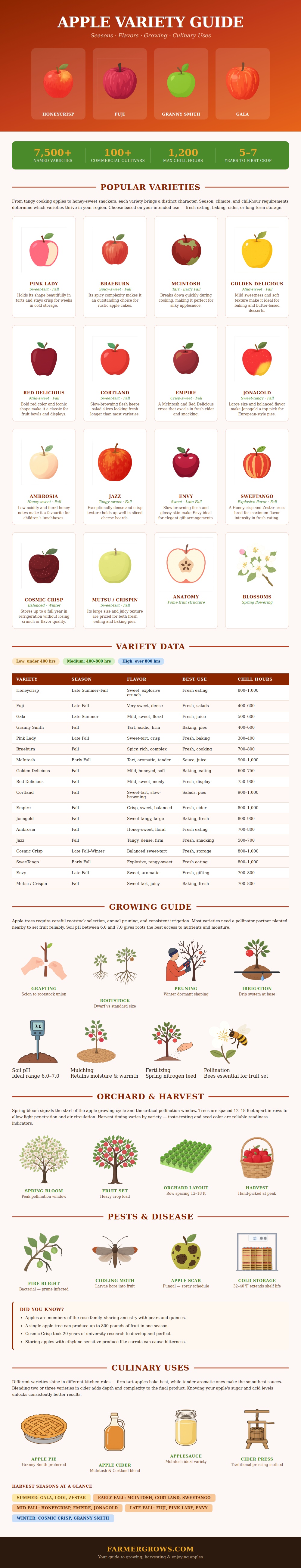 Apple Variety Chart