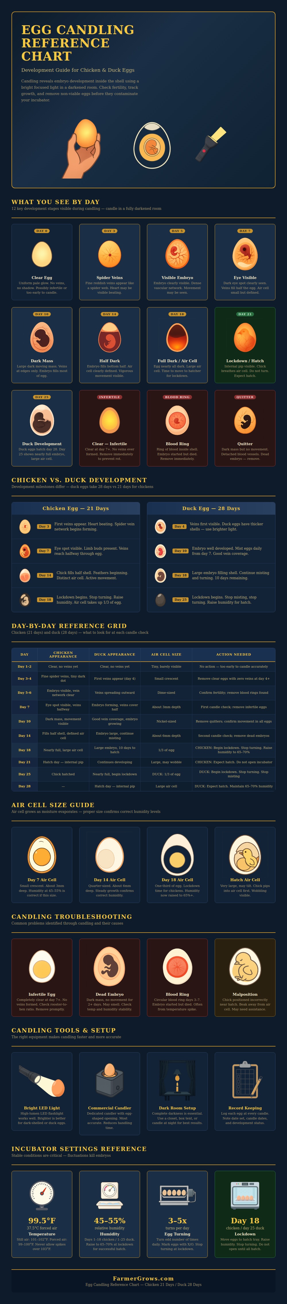 Candling Egg Chart