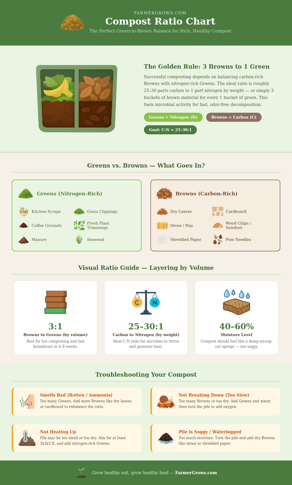 Compost Ratio Chart
