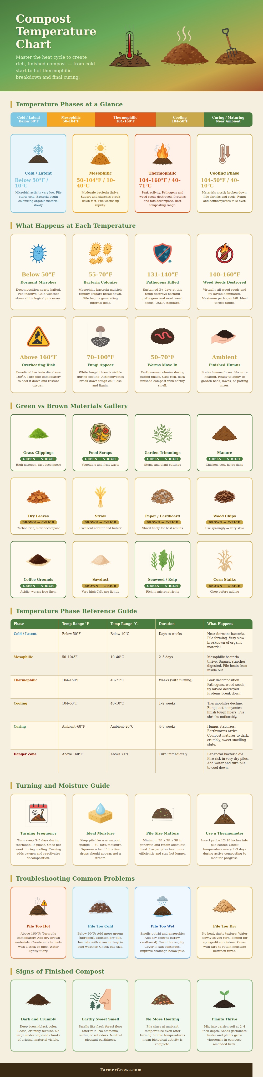 Compost Temperature Chart