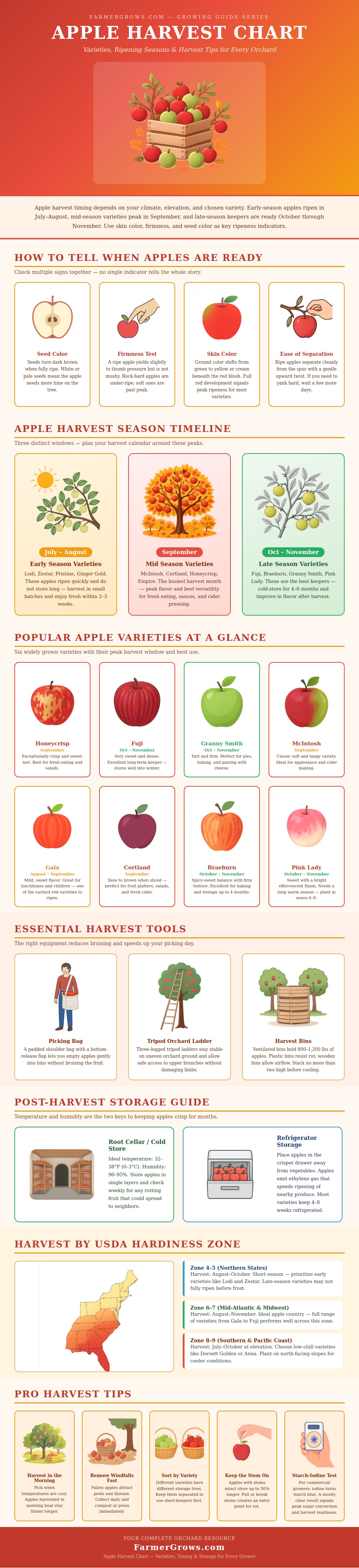 Apple Harvest Chart