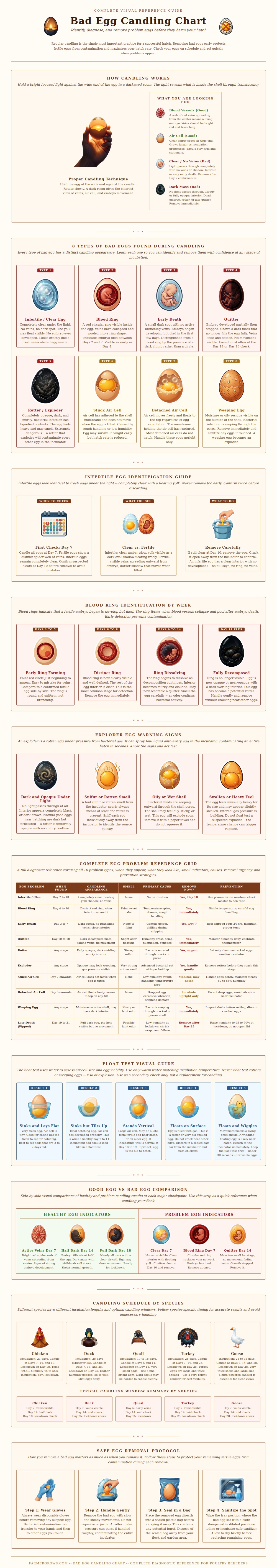 Bad Egg Candling Chart