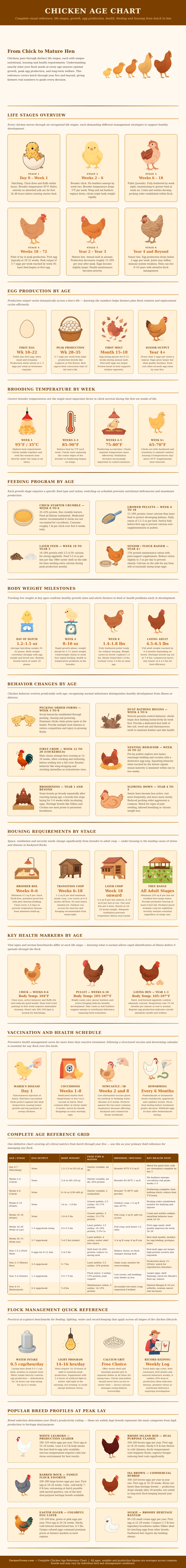 Chicken Age Chart
