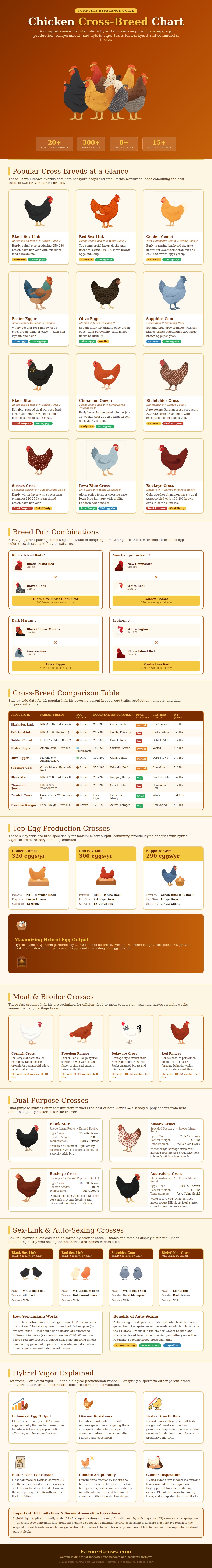 Chicken Cross-breed Chart
