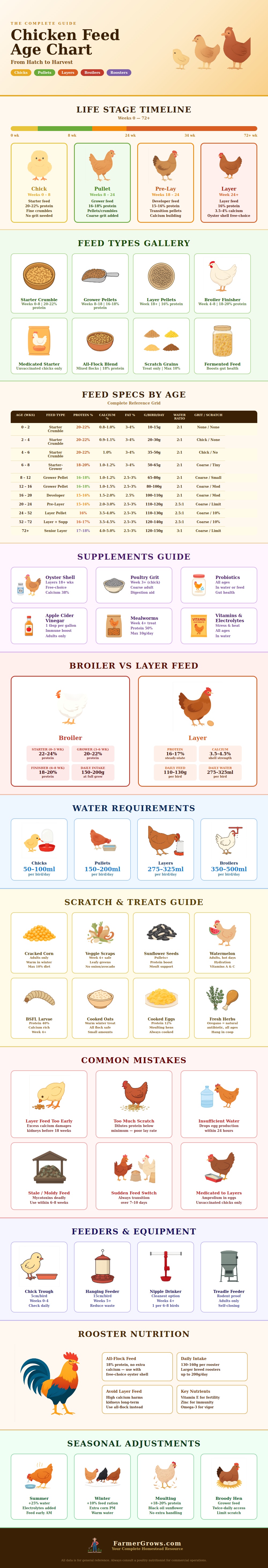 Chicken Feed Age Chart