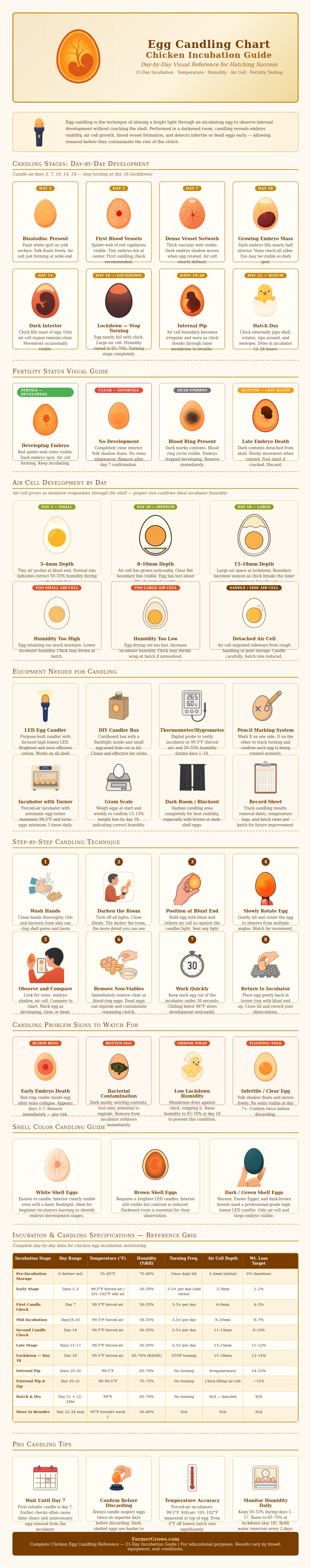 Egg Candling Chart Chicken
