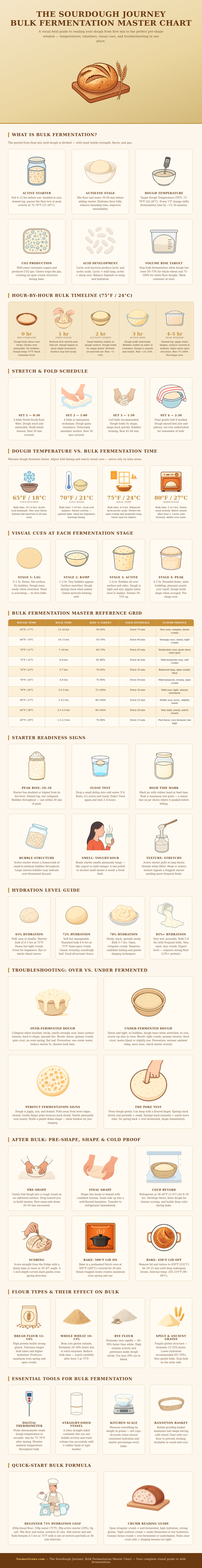 Sourdough Journey Bulk Fermentation Chart
