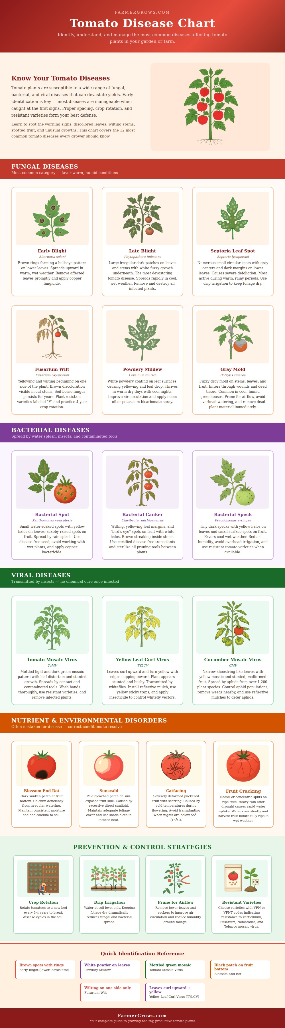 Tomato Disease Chart