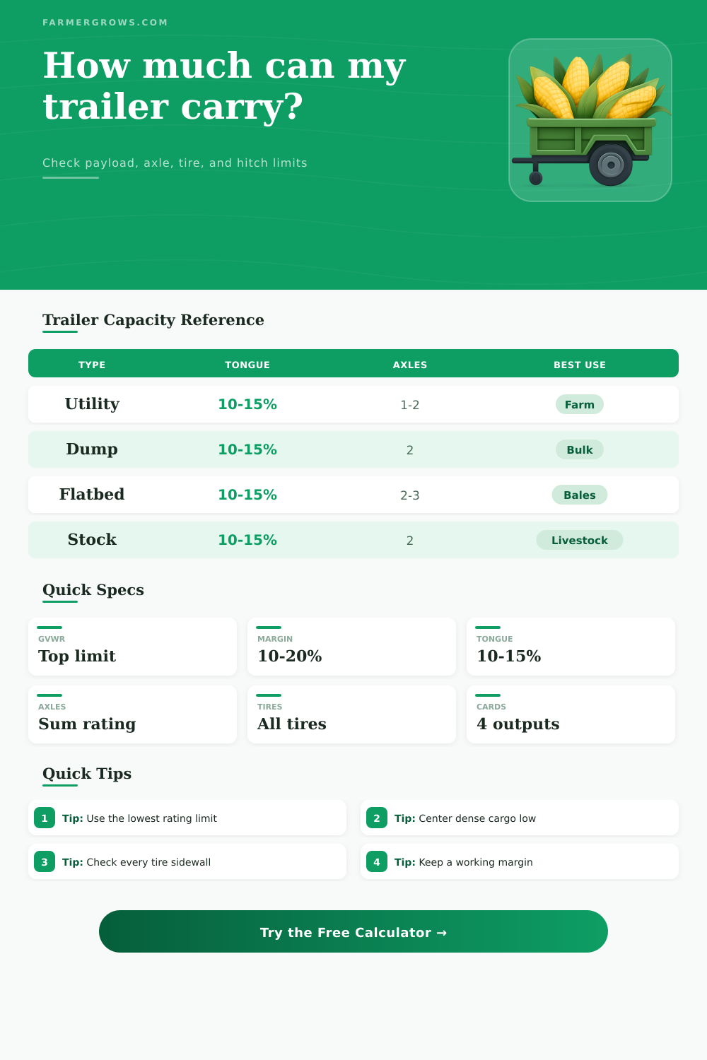 Trailer Load Capacity Calculator