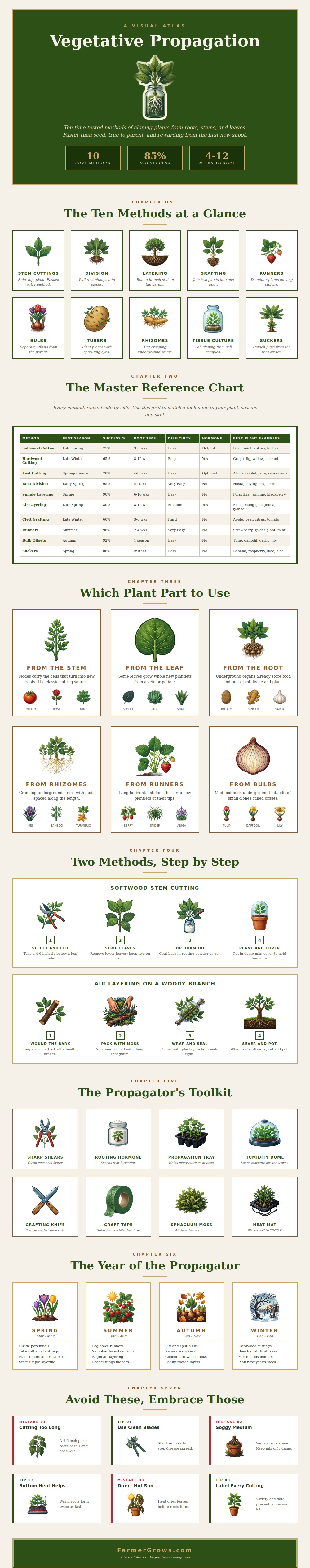 Vegetative Propagation Flow Chart