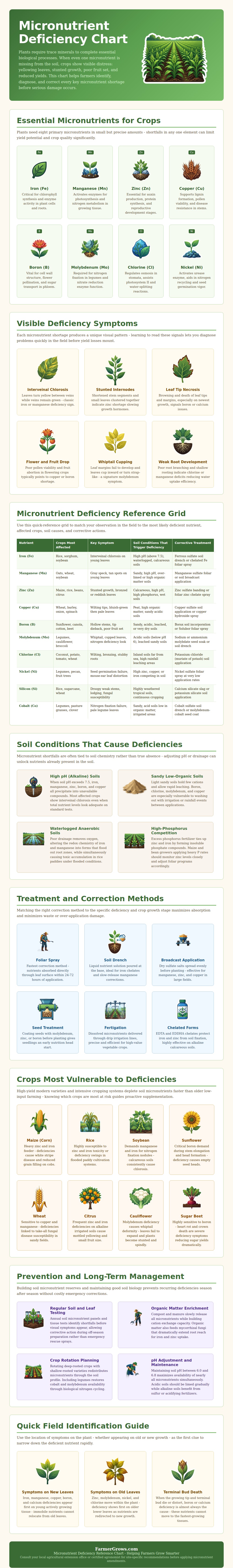 Micronutrient Deficiency Chart