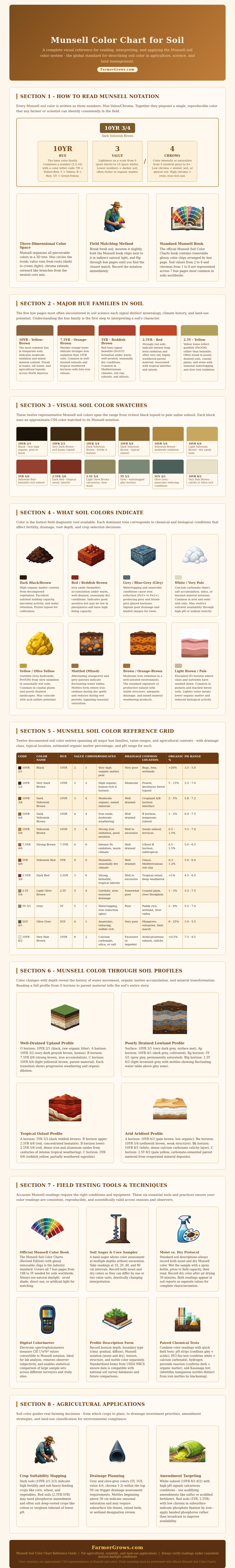 Munsell Color Chart Soil