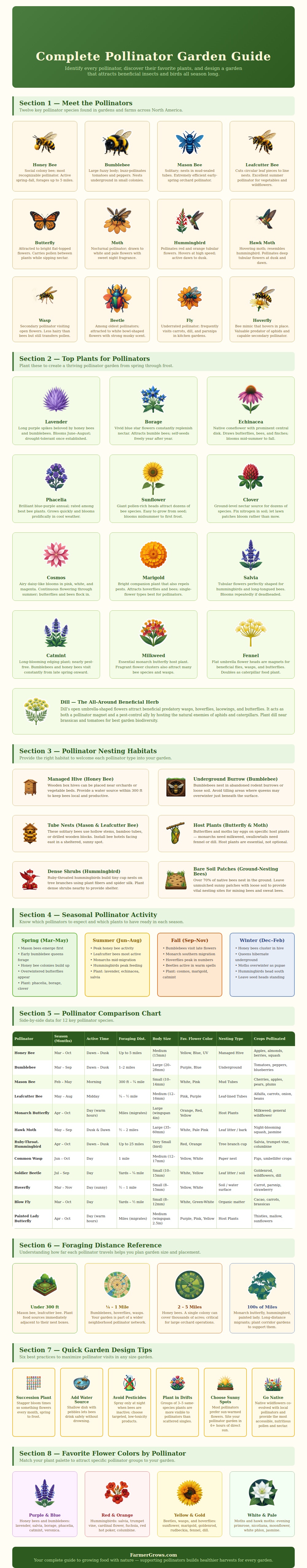 Pollinator Chart