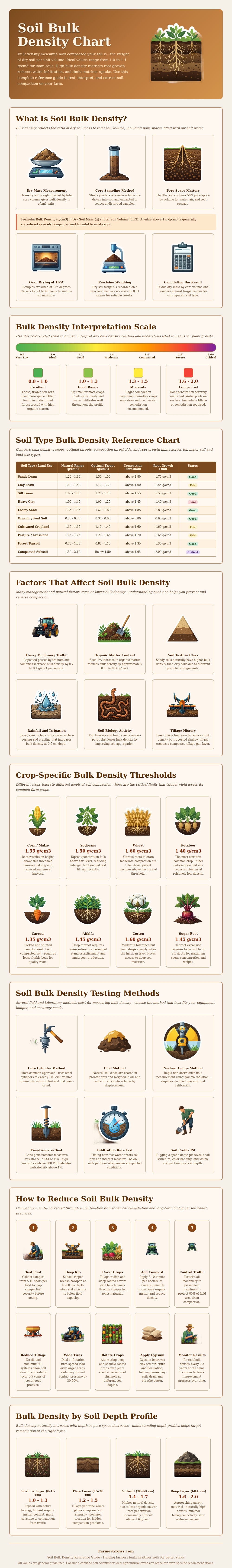 Soil Bulk Density Chart