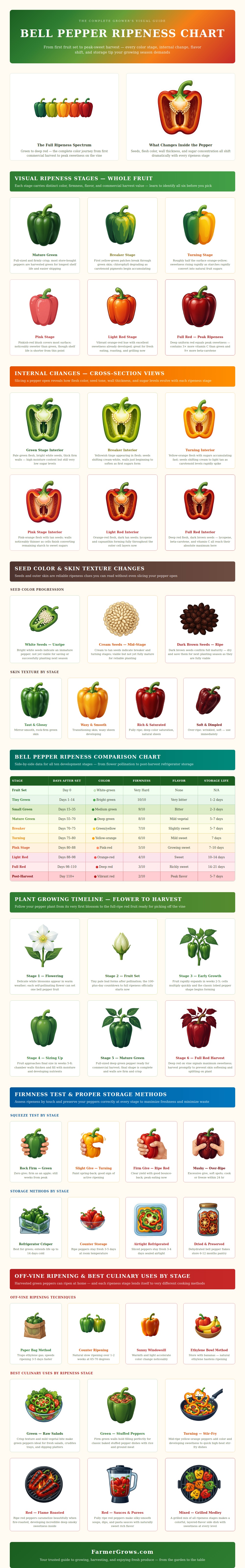 Bell Pepper Ripeness Chart