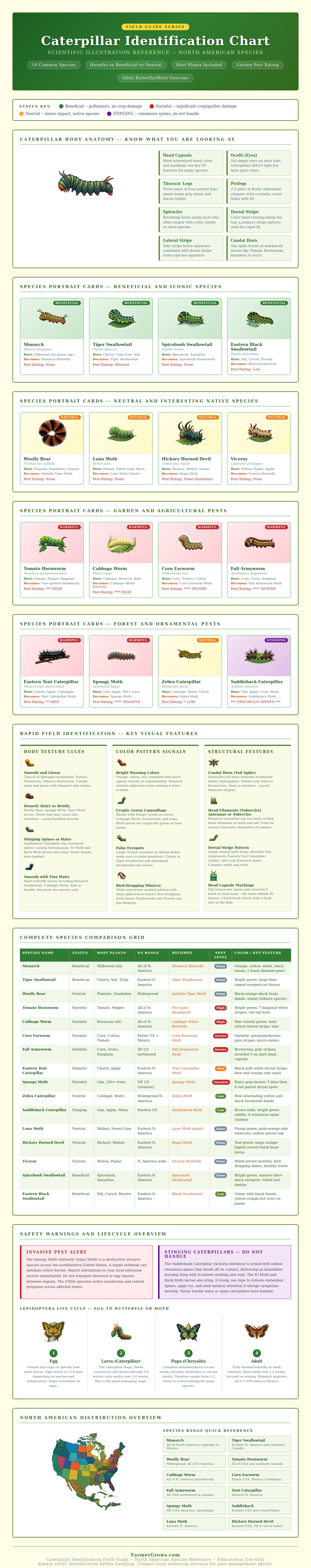 Caterpillar Identification Chart