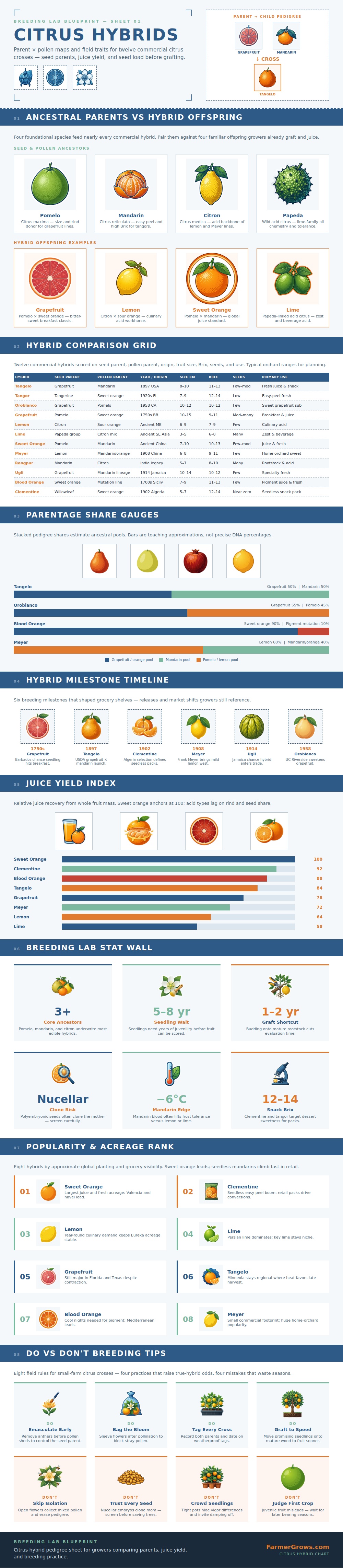 Citrus Hybrid Chart