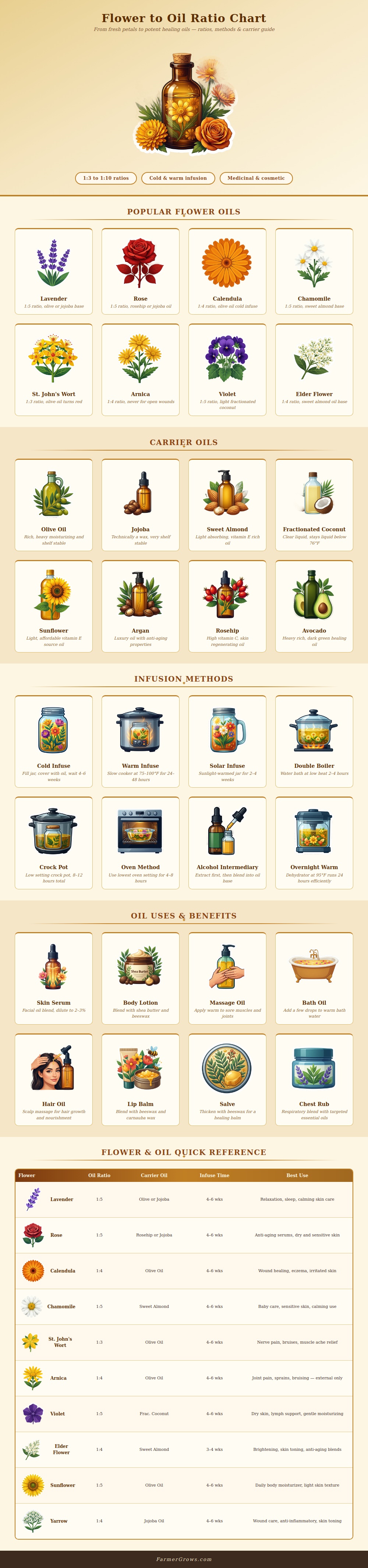 Flower To Oil Ratio Chart