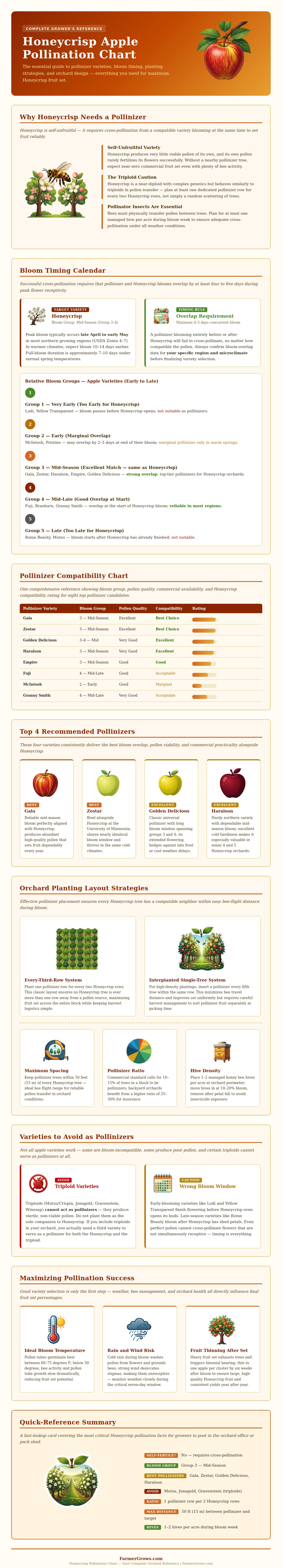 Honeycrisp Pollination Chart