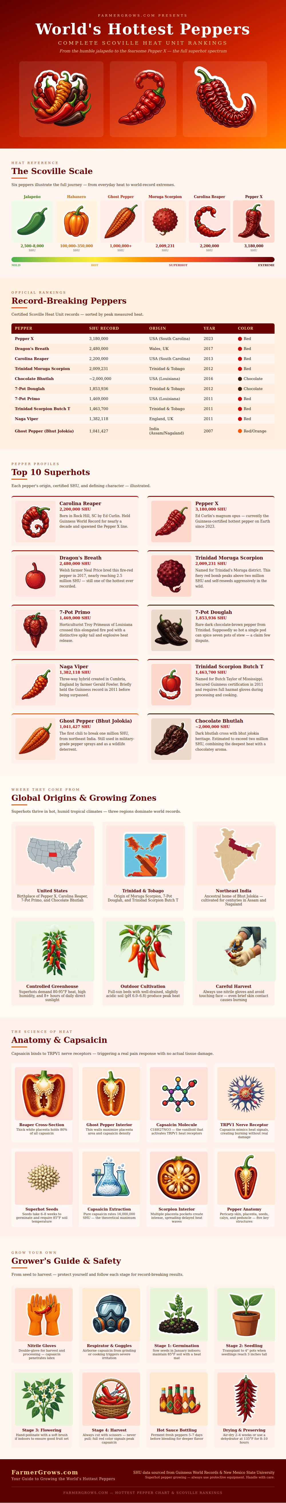 Hottest Pepper Chart