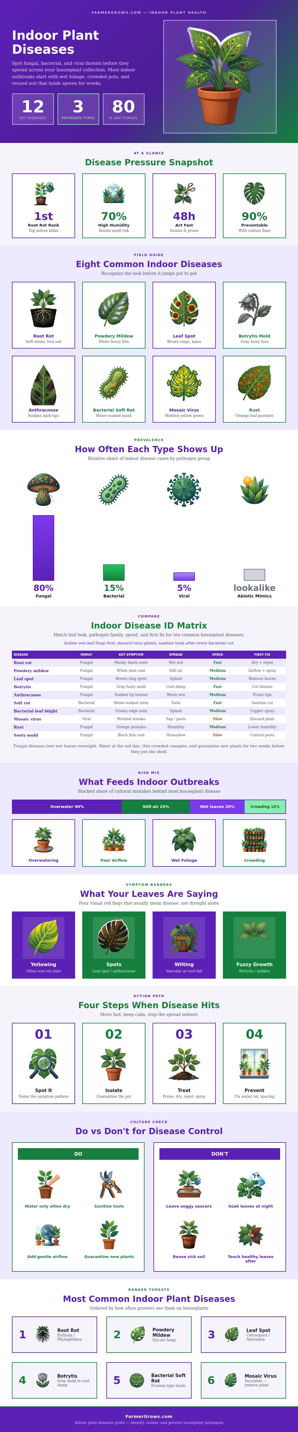 Indoor Plant Diseases Chart