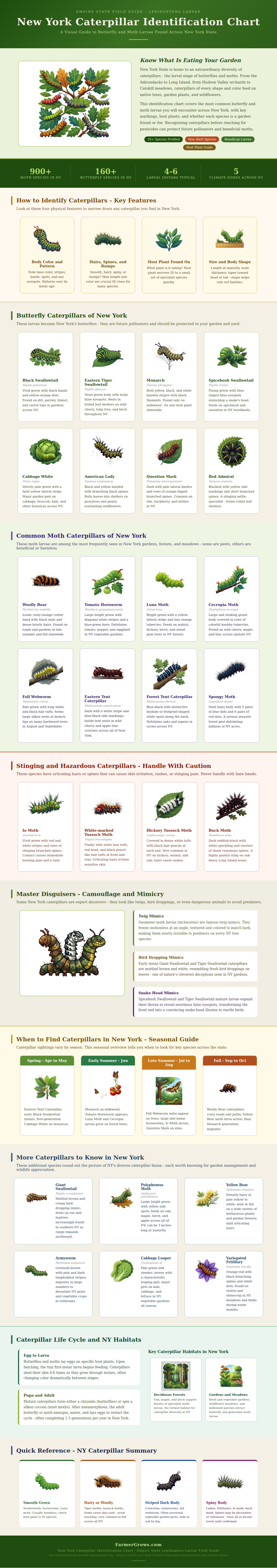 New York Caterpillar Identification Chart