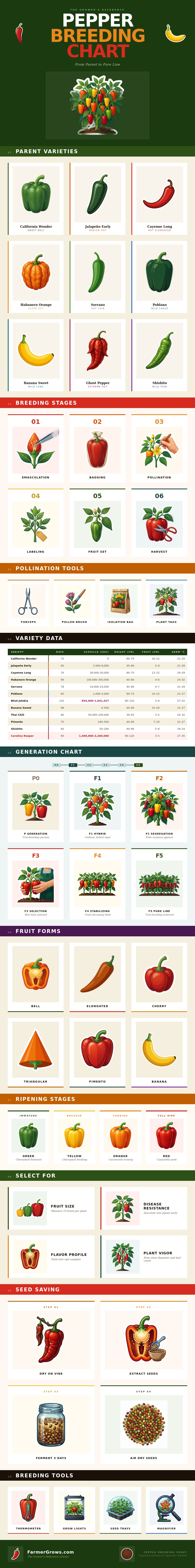 Pepper Breeding Chart