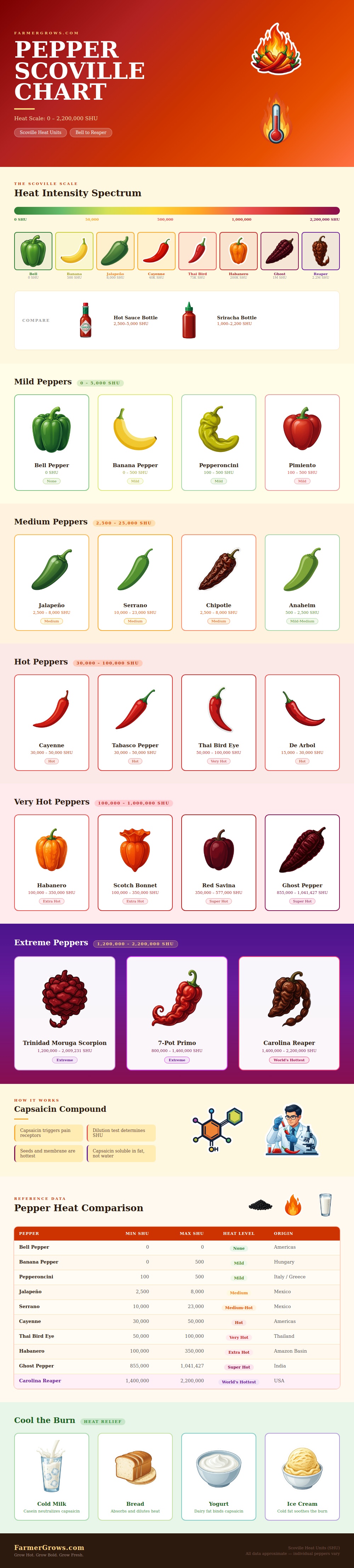 Pepper Scoville Chart