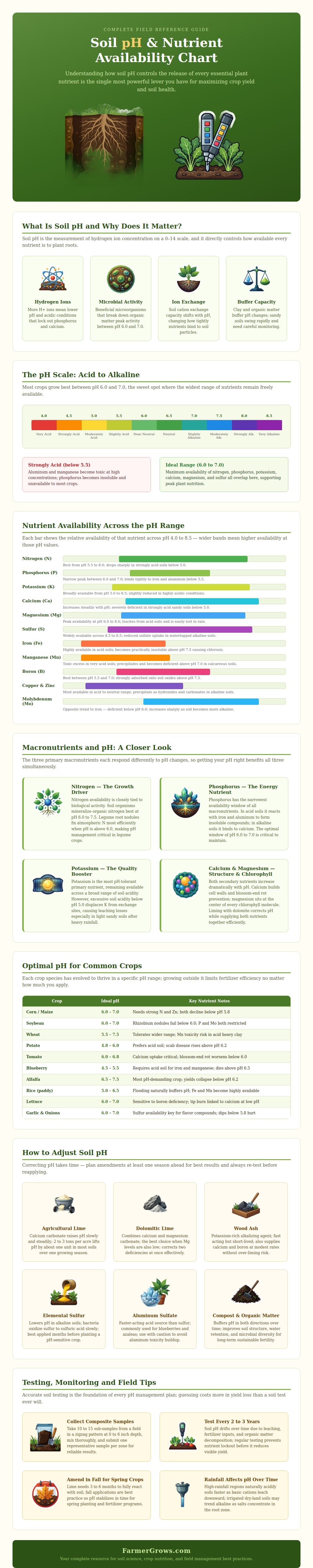 Ph Soil Nutrient Availability Chart